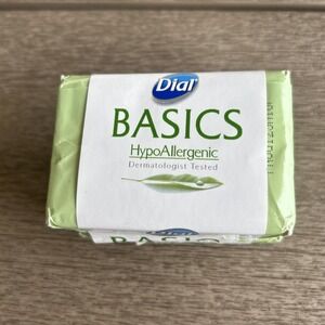 New Sealed 2 Pack Dial Basics Hypoallergenic Dermatologist Tested Soap